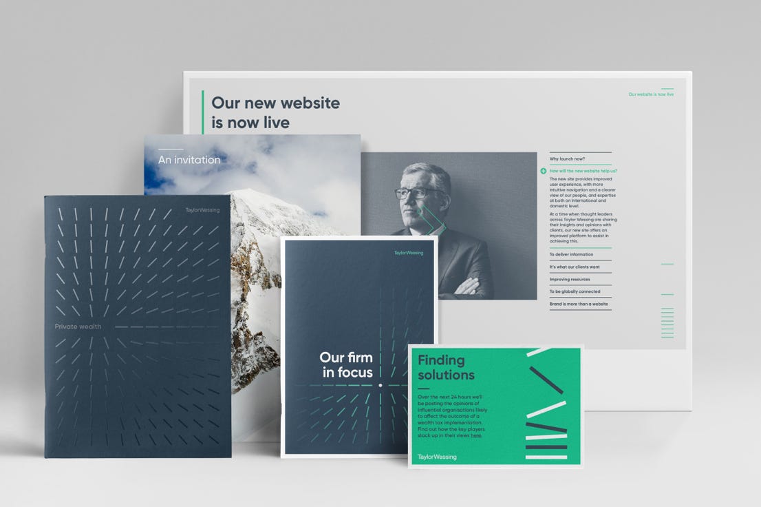 Taylor Wessing law branding
